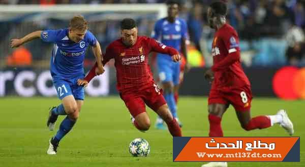 ليفربول يفوز على جينك في دوري أبطال أوروبا